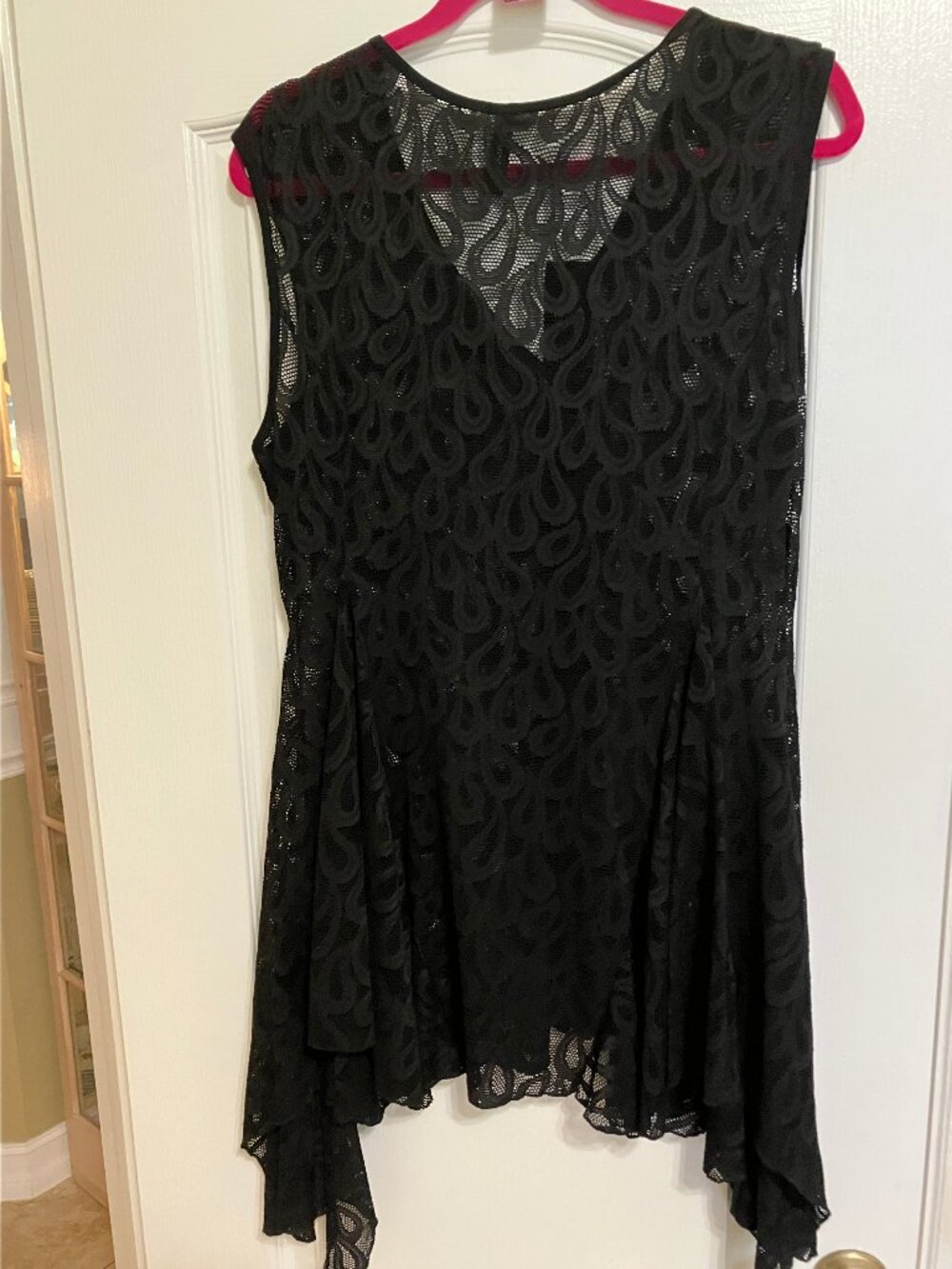 Ladies Black Lace Cover-Up